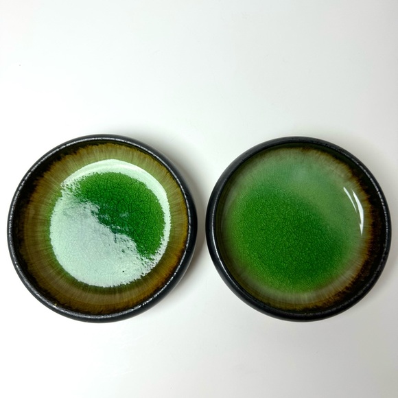 Kilin Ice Cracked Glazed Stoneware (Set-of-2) 6” Appetizer Dish - Picture 5 of 14